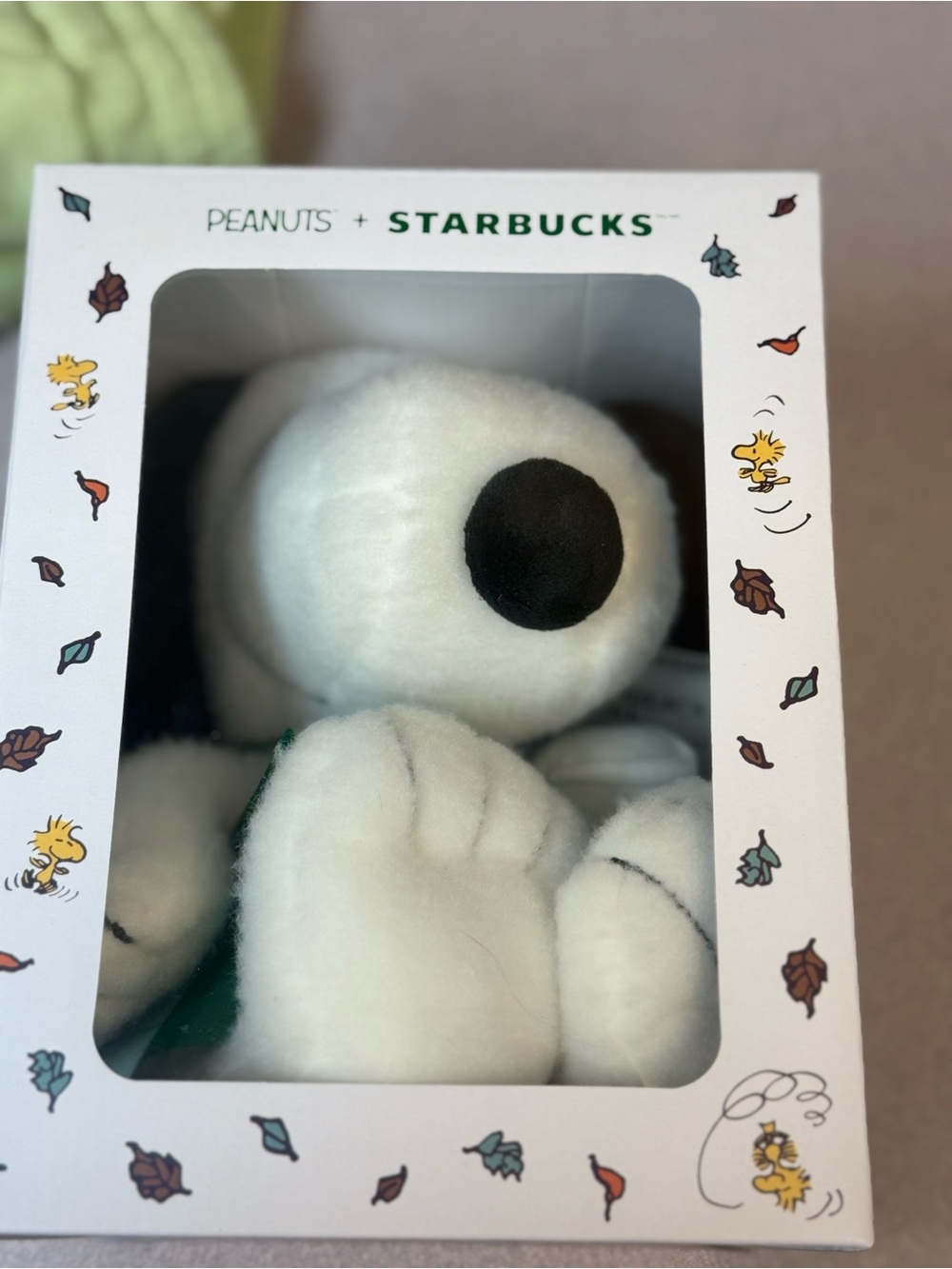 Starbucks White & Black Snoopy Plush